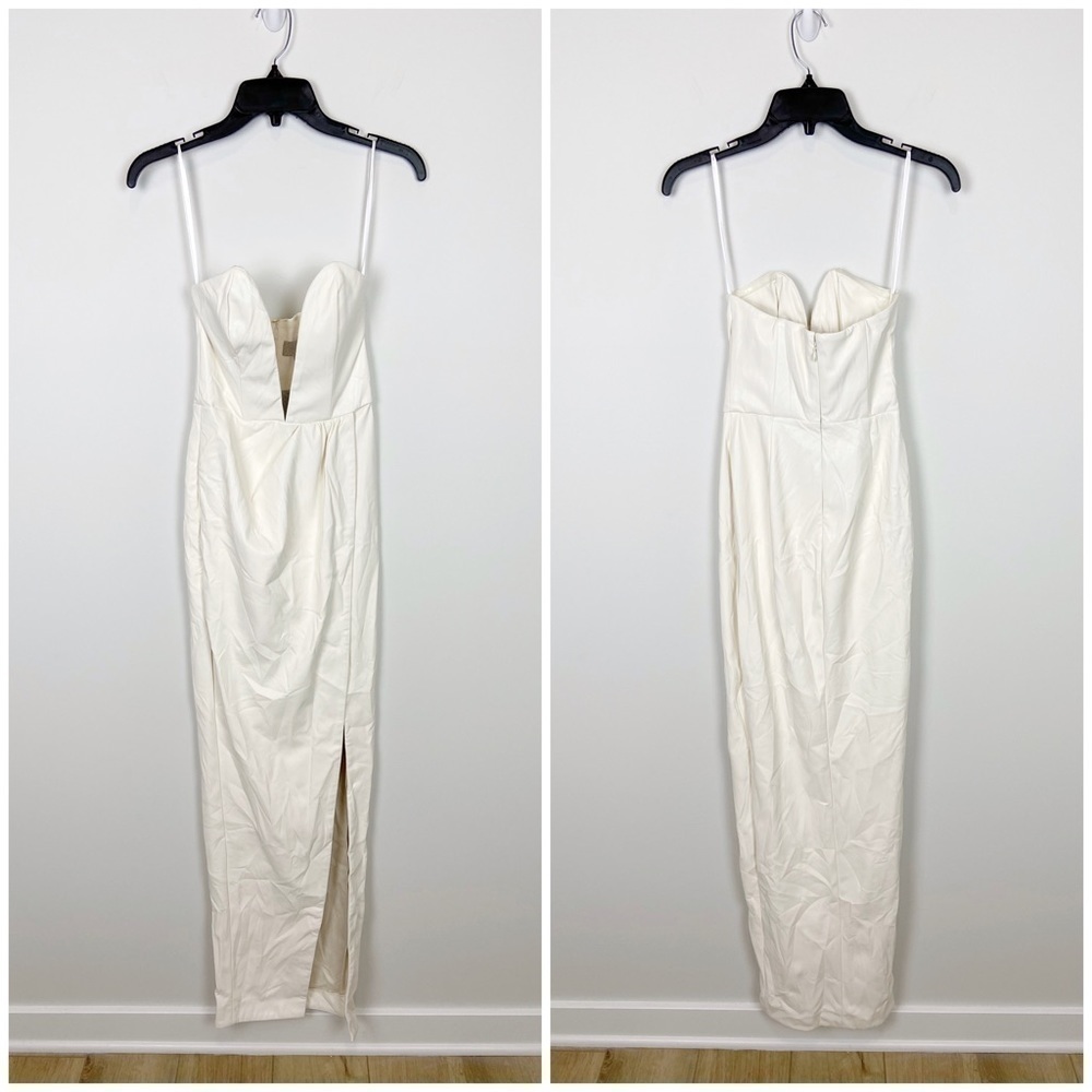 Michael Costello x REVOLVE Jake Gown in Optic White Size XXS - Picture 2 of 11
